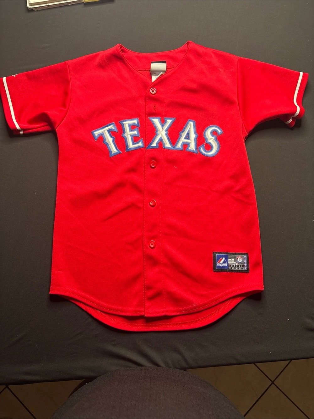 Vintage Texas Rangers Jersey Majestic Made in USA Sz Medium